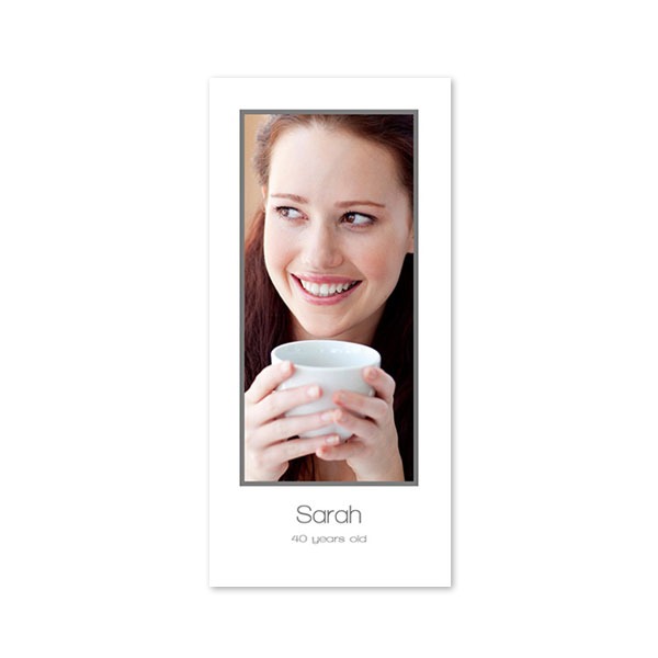 Single Card Panoramic Portrait 9,3 x 19,6 cm