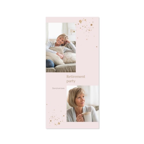 Grusskarte Panorama Hochformat 9,3 x 19,6 cm