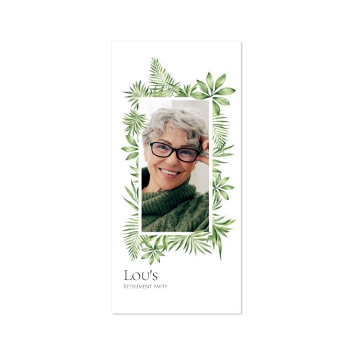 Enkle Fotokort Pano Stående 9,3 x 19,6 cm