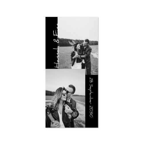 Single Card Panoramic Portrait 9,3 x 19,6 cm