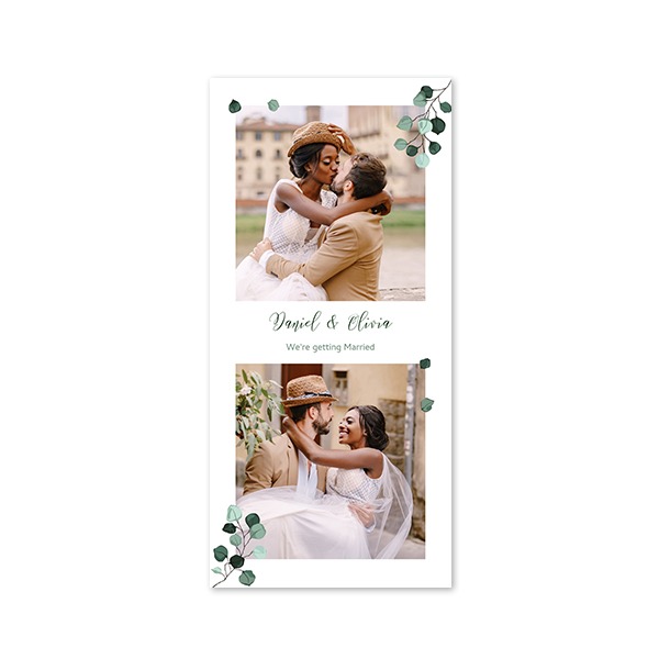 Fotokaart Panorama Staand 9,3 x 19,6 cm