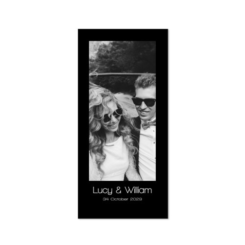 Fotokaart Panorama Staand 9,3 x 19,6 cm