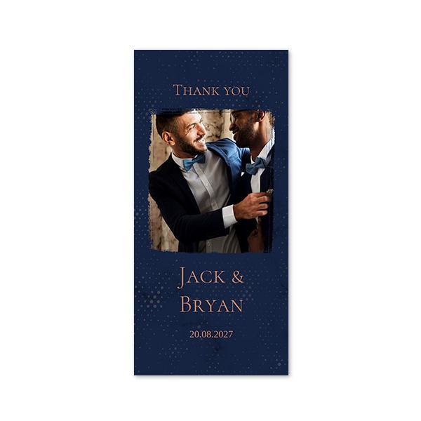 Single Card Panoramic Portrait 9,3 x 19,6 cm