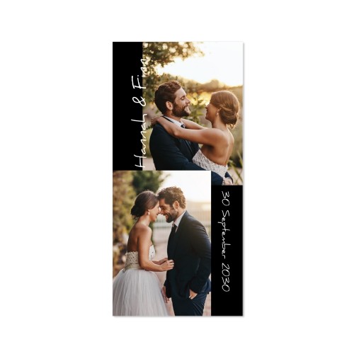 Single Card Panoramic Portrait 9,3 x 19,6 cm