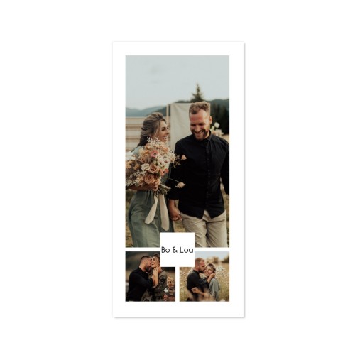 Faire-part 1 volet Pano portrait 9,3 x 19,6 cm Faire-part 1 volet Pano portrait 9,3 x 19,6 cm