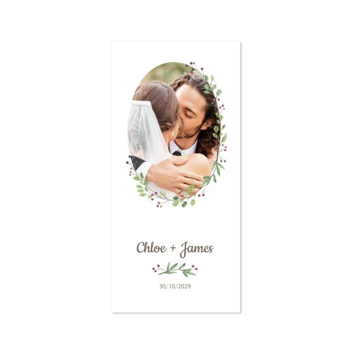 Single Card Panoramic Portrait 9,3 x 19,6 cm