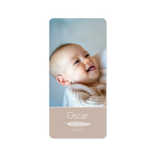 Single Card Panoramic Portrait rounded corners 9,3 x 19,6 cm