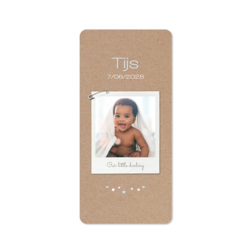 Faire-part 1 volet Pano portrait coins arrondis 9,3 x 19,6 cm Faire-part 1 volet Pano portrait coins arrondis 9,3 x 19,6 cm
