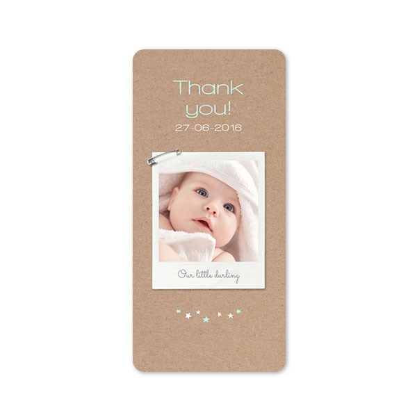 Single Card Panoramic Portrait rounded corners 9,3 x 19,6 cm