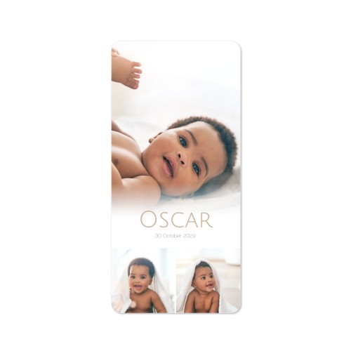 Fotokaart Panorama staand met ronde hoeken 9,3 x 19,6 cm