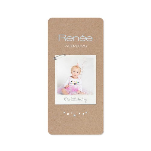 Single Card Panoramic Portrait rounded corners 9,3 x 19,6 cm