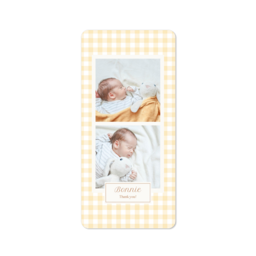 Faire-part 1 volet Pano portrait coins arrondis 9,3 x 19,6 cm Faire-part 1 volet Pano portrait coins arrondis 9,3 x 19,6 cm