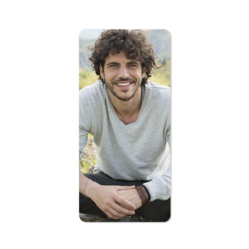 Single Card Panoramic Portrait rounded corners 9,3 x 19,6 cm
