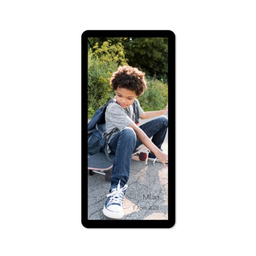 Single Card Panoramic Portrait rounded corners 9,3 x 19,6 cm