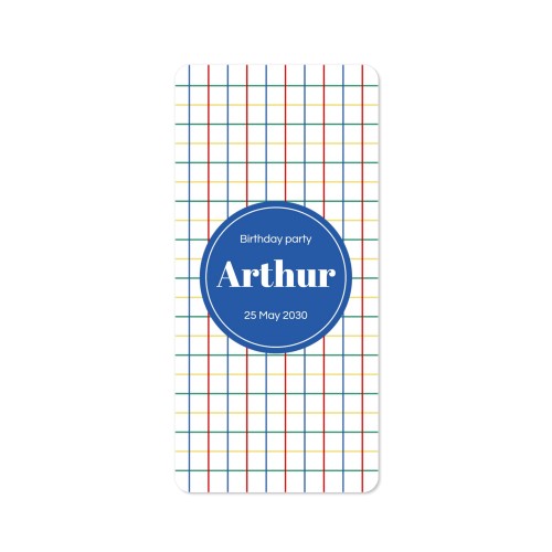 Colorful Grid - Text Only