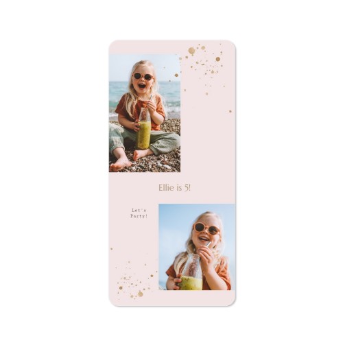 Grusskarte Panorama hochformat mit abgerundeten Ecken 9,3 x 19,6 cm