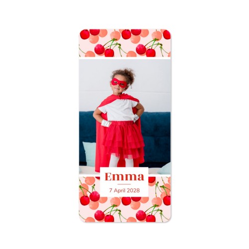 Single Card Panoramic Portrait rounded corners 9,3 x 19,6 cm