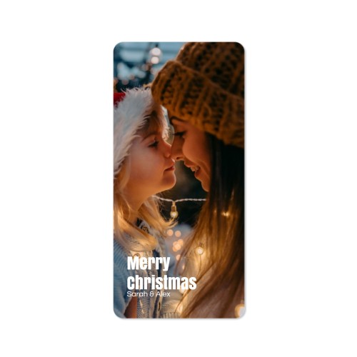 Single Card Panoramic Portrait rounded corners 9,3 x 19,6 cm