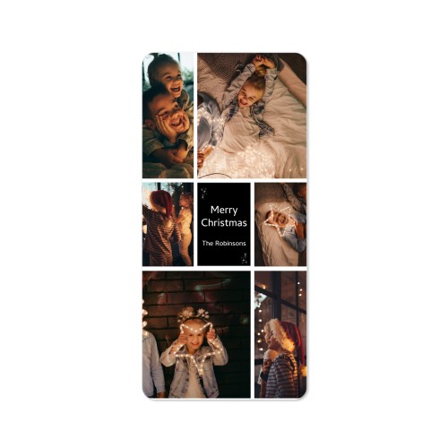 Enkle Fotokort Pano stående runde hjørner 9,3 x 19,6 cm