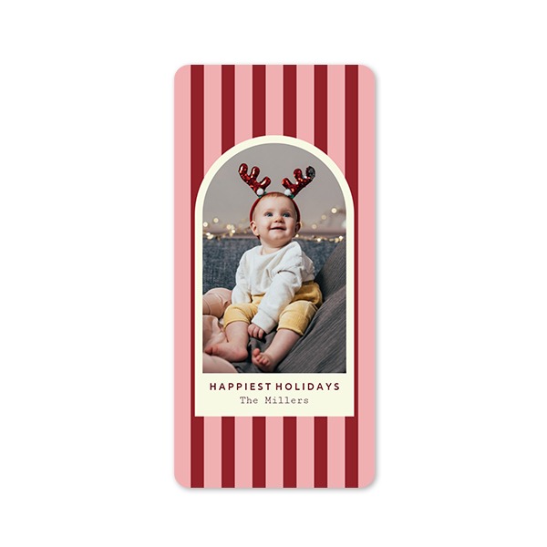 Single Card Panoramic portrait rounded corners 9,3 x 19,6 cm