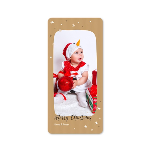 Fotokaart Panorama staand met ronde hoeken 9,3 x 19,6 cm Fotokaart Panorama staand met ronde hoeken 9,3 x 19,6 cm