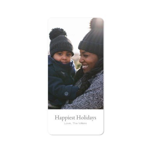 Enkle Fotokort Pano stående runde hjørner 9,3 x 19,6 cm