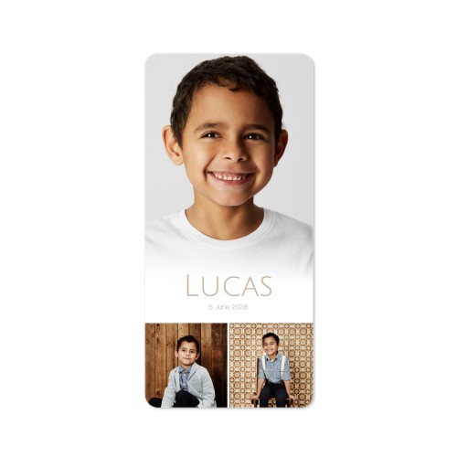 Single Card Panoramic Portrait rounded corners 9,3 x 19,6 cm