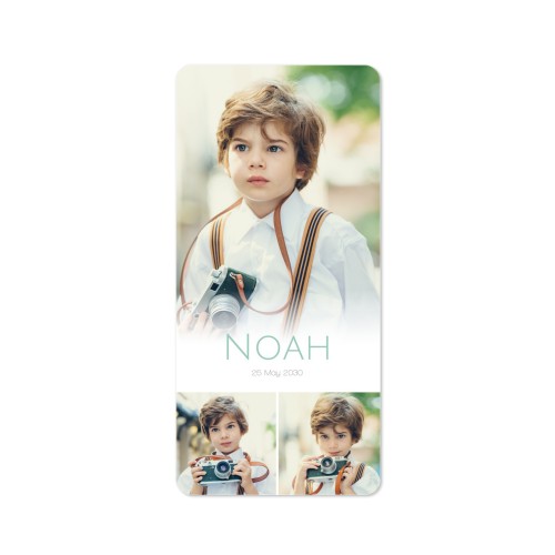 Single Card Panoramic Portrait rounded corners 9,3 x 19,6 cm