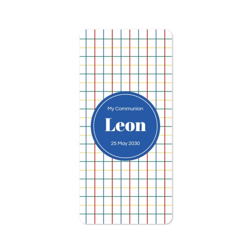 Single Card Panoramic Portrait rounded corners 9,3 x 19,6 cm