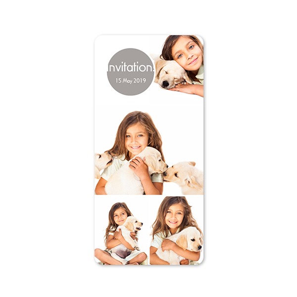 Single Card Panoramic Portrait rounded corners 9,3 x 19,6 cm Single Card Panoramic Portrait rounded corners 9,3 x 19,6 cm
