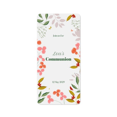 Fotokaart pano staand met ronde hoeken 9,3 x 19,6 cm