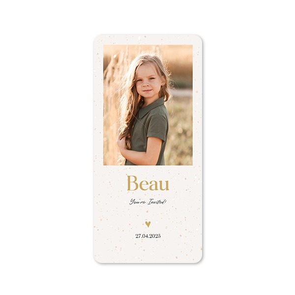 Single Card Panoramic Portrait rounded corners 9,3 x 19,6 cm