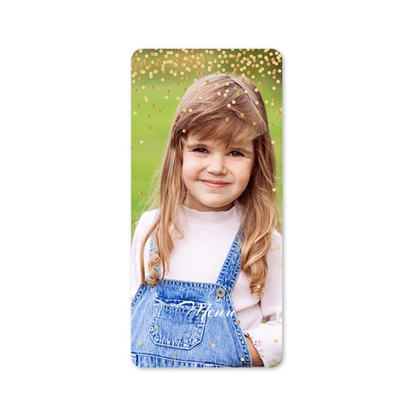 Fotokaart pano staand met ronde hoeken 9,3 x 19,6 cm