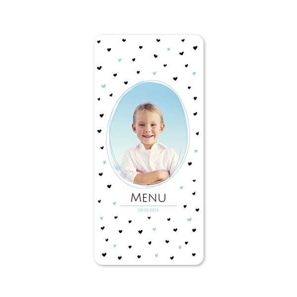 Enkle Fotokort Pano portræt runde hjørner 9,3 x 19,6 cm