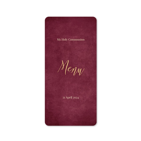 Enkle Fotokort Pano portræt runde hjørner 9,3 x 19,6 cm