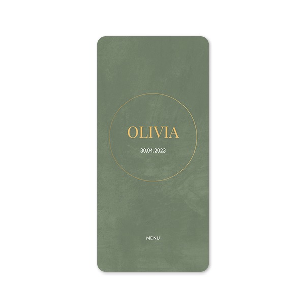 Single Card Panoramic Portrait rounded corners 9,3 x 19,6 cm