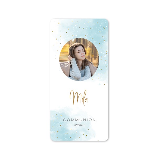 Single Card Panoramic Portrait rounded corners 9,3 x 19,6 cm