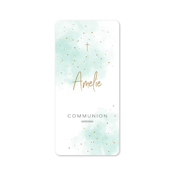 Single Card Panoramic Portrait rounded corners 9,3 x 19,6 cm