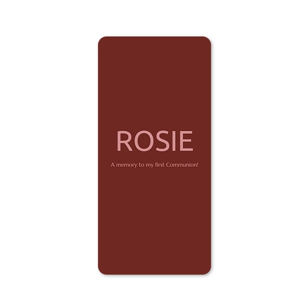 Single Card Panoramic Portrait rounded corners 9,3 x 19,6 cm