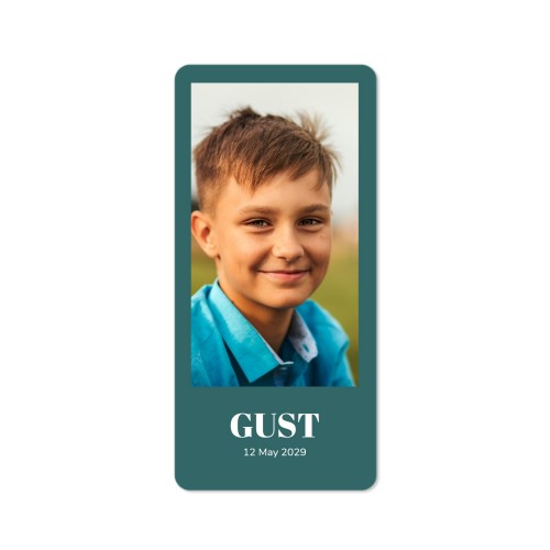 Single Card Panoramic Portrait rounded corners 9,3 x 19,6 cm