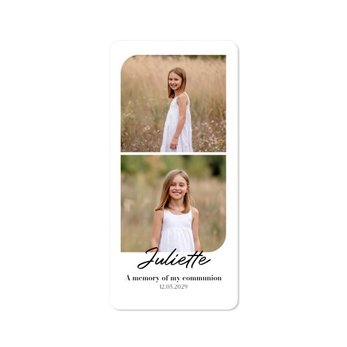 Single Card Panoramic Portrait rounded corners 9,3 x 19,6 cm