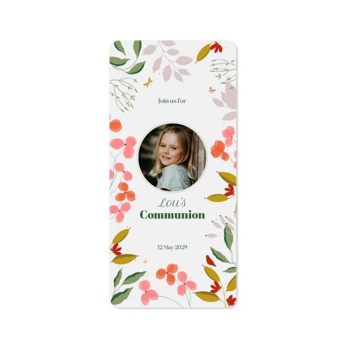 Faire-part 1 volet Pano portrait coins arrondis 9,3 x 19,6 cm Faire-part 1 volet Pano portrait coins arrondis 9,3 x 19,6 cm