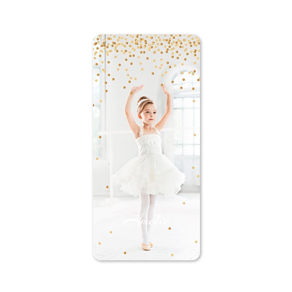 Single Card Panoramic Portrait rounded corners 9,3 x 19,6 cm