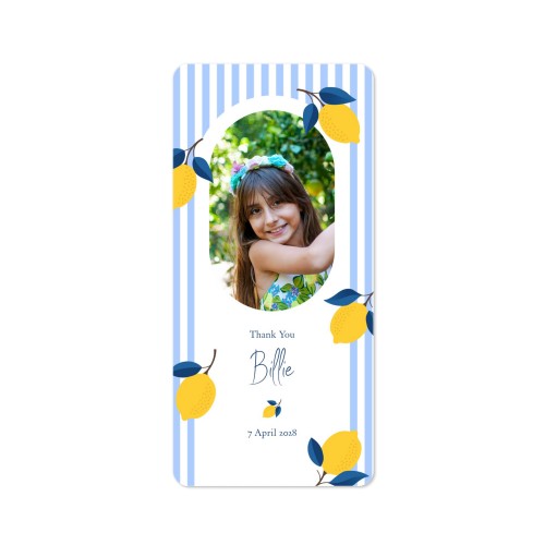 Single Card Panoramic Portrait rounded corners 9,3 x 19,6 cm