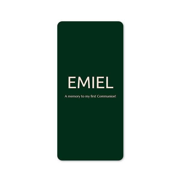 Enkle Fotokort Pano stående runde hjørner 9,3 x 19,6 cm