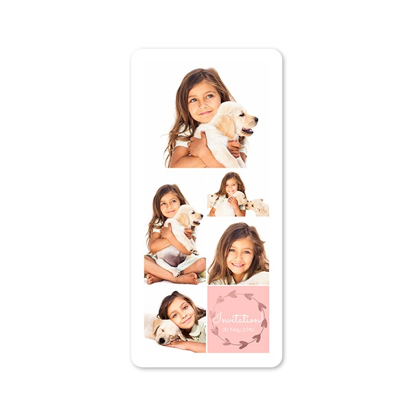 Klassiset Kuvakortit Pano pysty pyöristetyillä kulmilla 9,3 x 19,6 cm