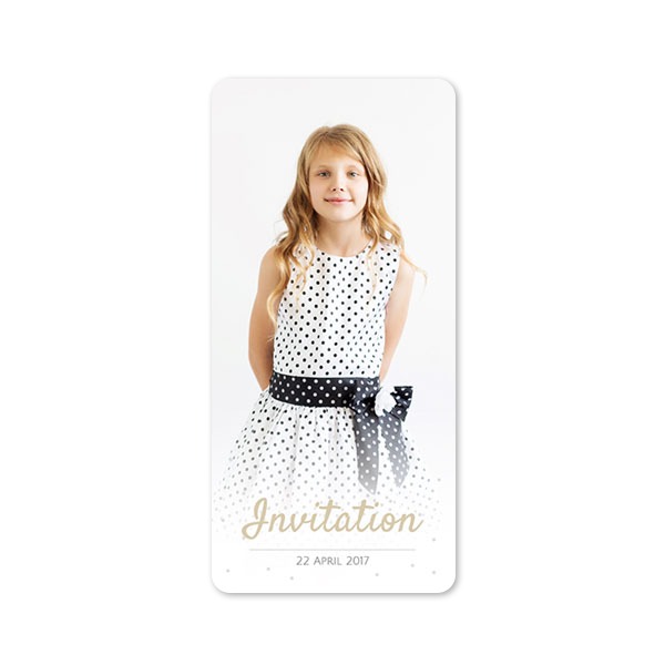 Single Card Panoramic Portrait rounded corners 9,3 x 19,6 cm