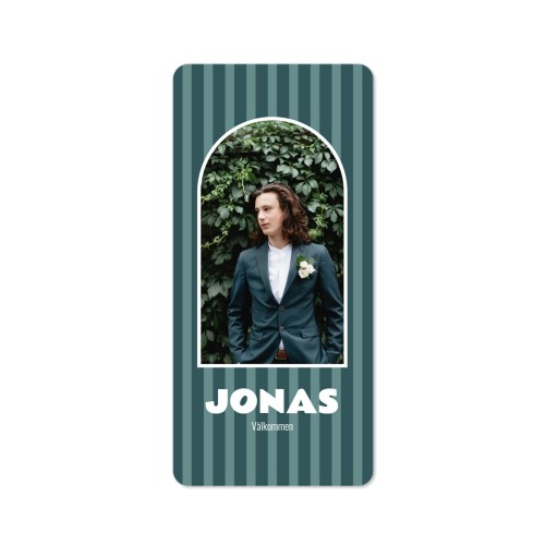 Enkla Fotokort Pano stående rundade hörn 9,3 x 19,6 cm