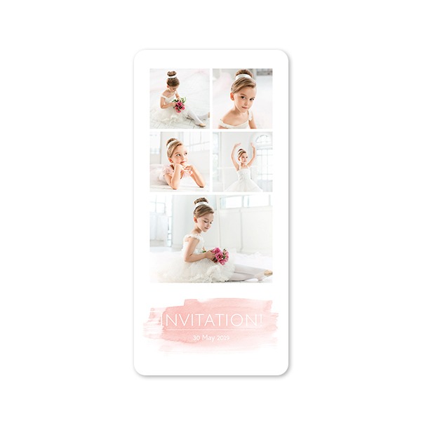 Fotokaart Panorama staand met ronde hoeken 9,3 x 19,6 cm