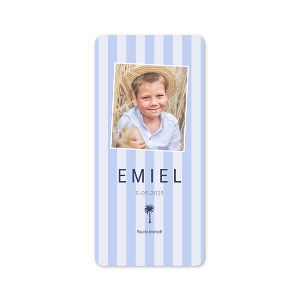Single Card Panoramic Portrait rounded corners 9,3 x 19,6 cm